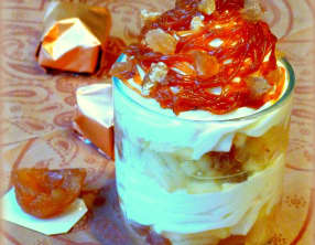 Fontainebleau de fêtes aux poires et marrons glacés