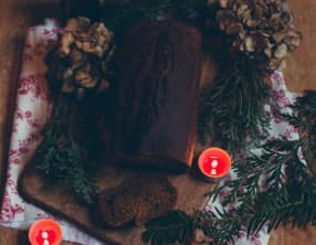 Cake à la patate douce et thé de Noël