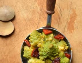 Poêlée de choux romanesco