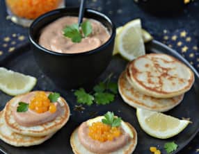 Tarama et caviar à l'orange