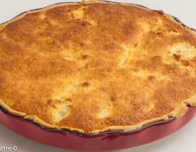 Tarte aux poires et noix de coco