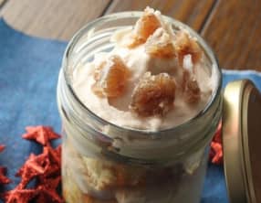 Bûche de Noël en pot