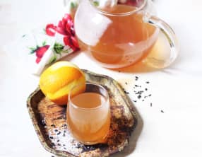 Thé vert, coco et zestes d'orange