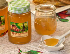 Gelée de pommes au cidre