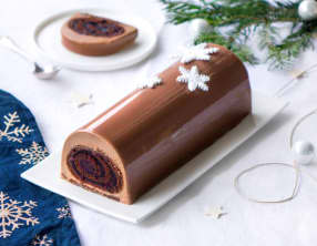 Bûche myrtille mystère