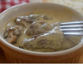 Croûte aux morilles