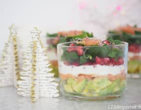 Verrines de Noël faciles et légères