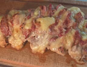 Filet mignon farci au lard et fromage à raclette