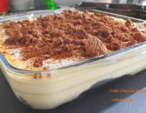 Trifle chocolat myrtille