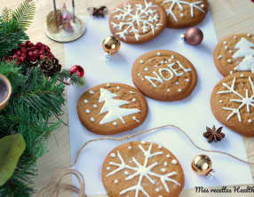 Biscuit sablé de Noël aux épices sans beurre