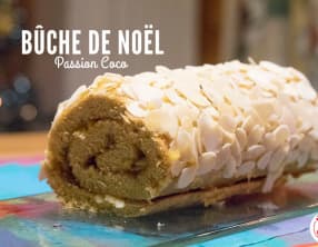 Bûche de Noël Passion Coco