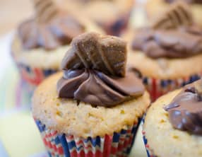 Cupcakes au praliné et au spéculoos