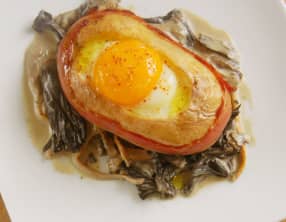 Oeuf cocotte en pomme de terre