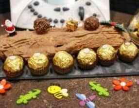 Bûche de noël au ferrero rocher