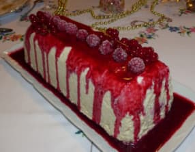 Bûche framboise mascarpone comme un tiramisu