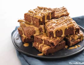 Brownie au beurre de cacahuète et chocolat