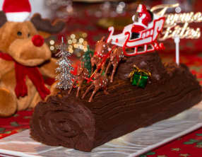 Bûche d'Antan aux épices de Noël