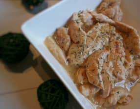 Aiguillettes à la cancoillotte