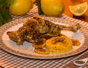 Poulet à l'origan et au citron confit