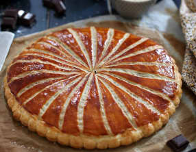 Galette des rois poire, chocolat
