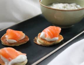 Blinis légers aux flocons d’avoine