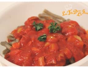 Sauce tomate aux petits légumes épicés