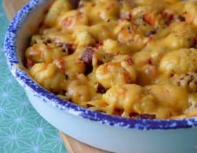 Gratin de gnocchis au chorizo