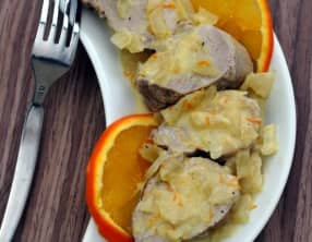 Filet mignon au miel et orange