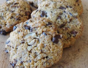 Cookies chocolat noisettes