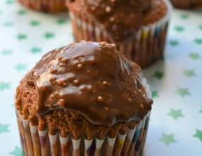 Muffins marbrés vanille et Milka