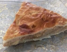 Galette des rois spéculoos pommes caramélisées