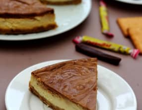 Cheesecake au carambar et petit-beurre