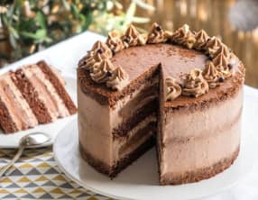 Layer cake au chocolat