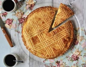 Galette sablée fourrée à la crème de citron