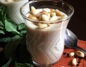 Panna cotta au thé à la menthe