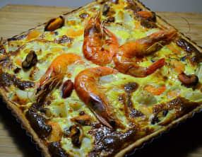 Quiche aux fruits de mer