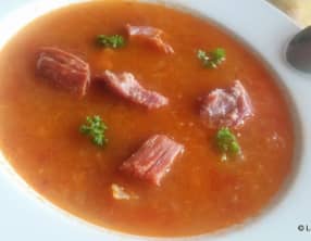 Soupe paysanne au chou