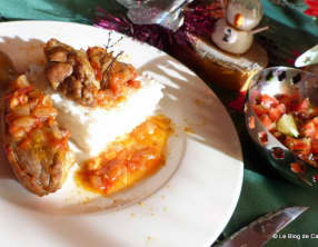 Cari de canard au rougail de tomates