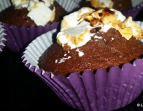 Muffins au chocolat et nougat de Montélimar