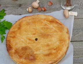 Tourte aux champignons