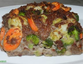 Pain de viande aux légumes d'hiver