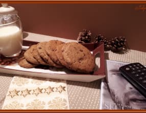 Cookies à la vergeoise et pépites de chocolat