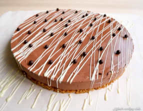 Cheesecake au chocolat sans cuisson