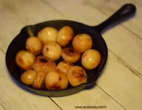 Navets glacés au miel