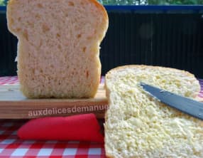 Pain de mie extra moelleux sans jaune d’œuf