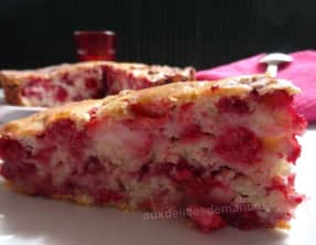 Gâteau aux fraises et framboises