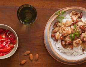 Poulet aux amandes et coco