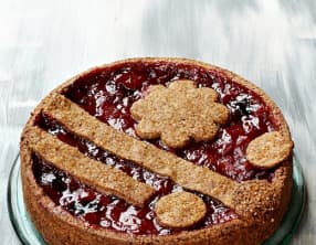 Tarte à la confiture de coings et canneberges