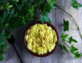 Purée de panais à l'huile d'olive et à l'origan