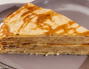 Gâteau de crêpes beurre sucre